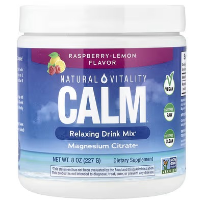 Calm Polvo De Magnesio Frambuesa-limón 226 G