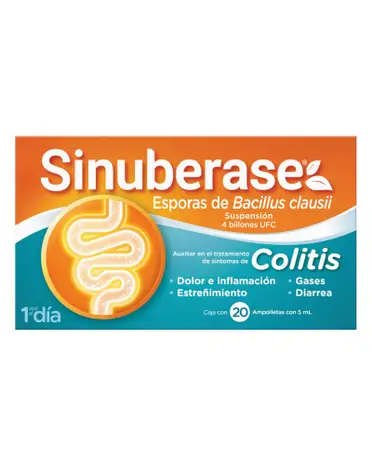 Sinuberase Suspensión En Ampolletas De 5ml Cada Una