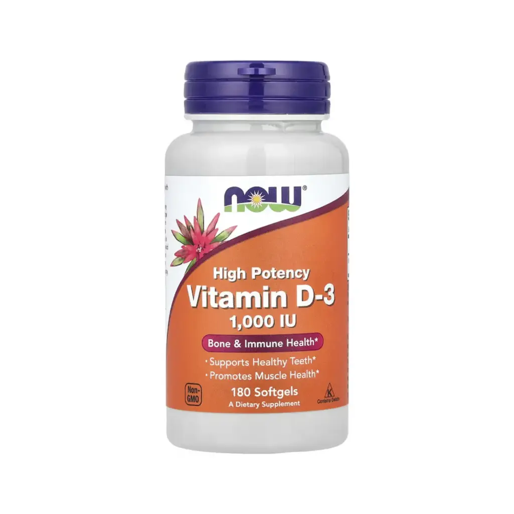 Now Vitamin D-3 1000ui 180 Softgels