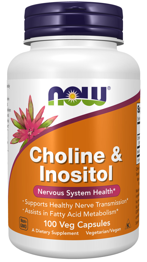Now Choline & Inositol 100veg