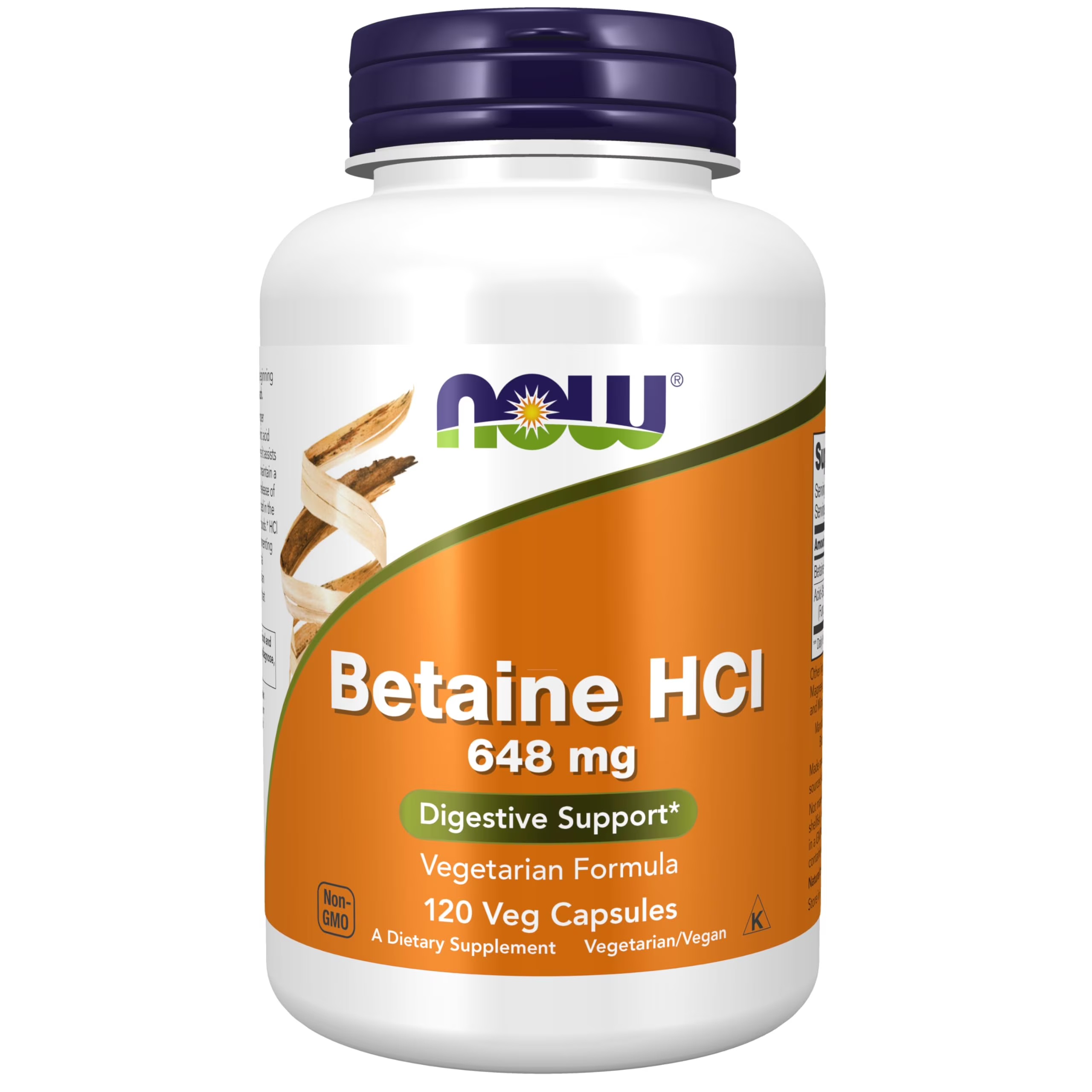 Now Betaine Hci 648mg 120veg
