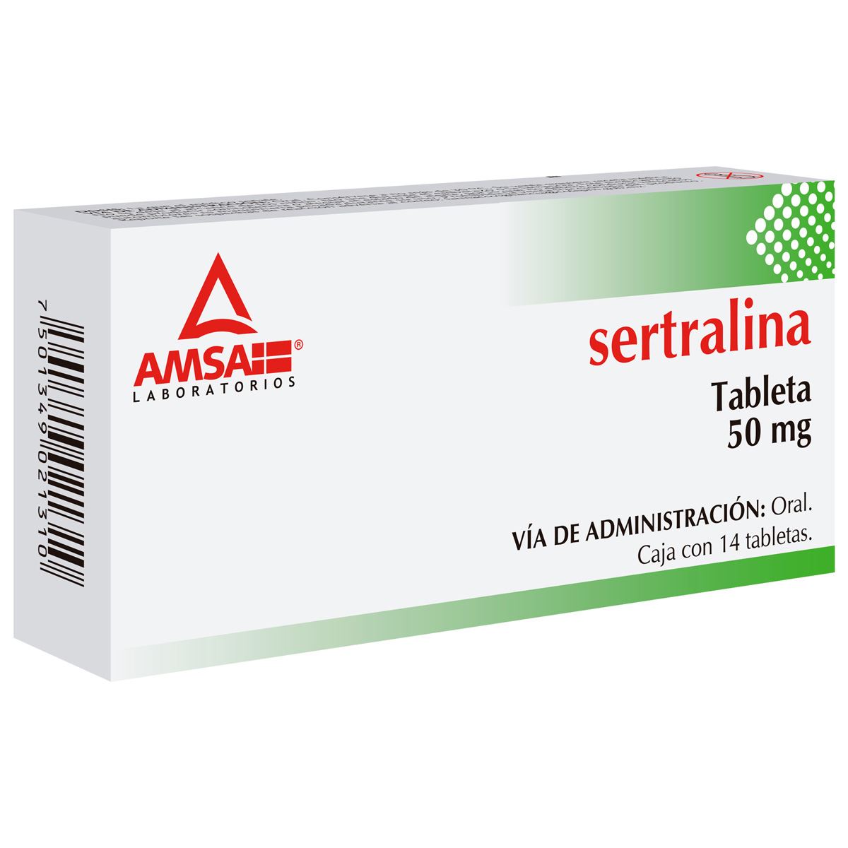 Ams Sertralina 50 Mg Tab 14