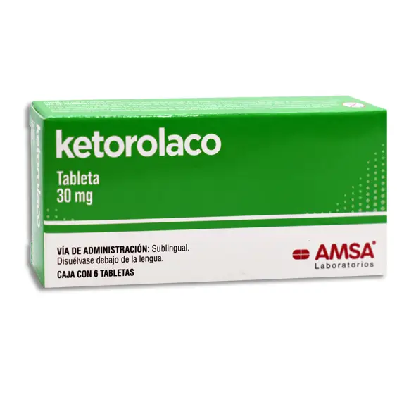 Ketorolaco 30 Mg Subling Tab 6