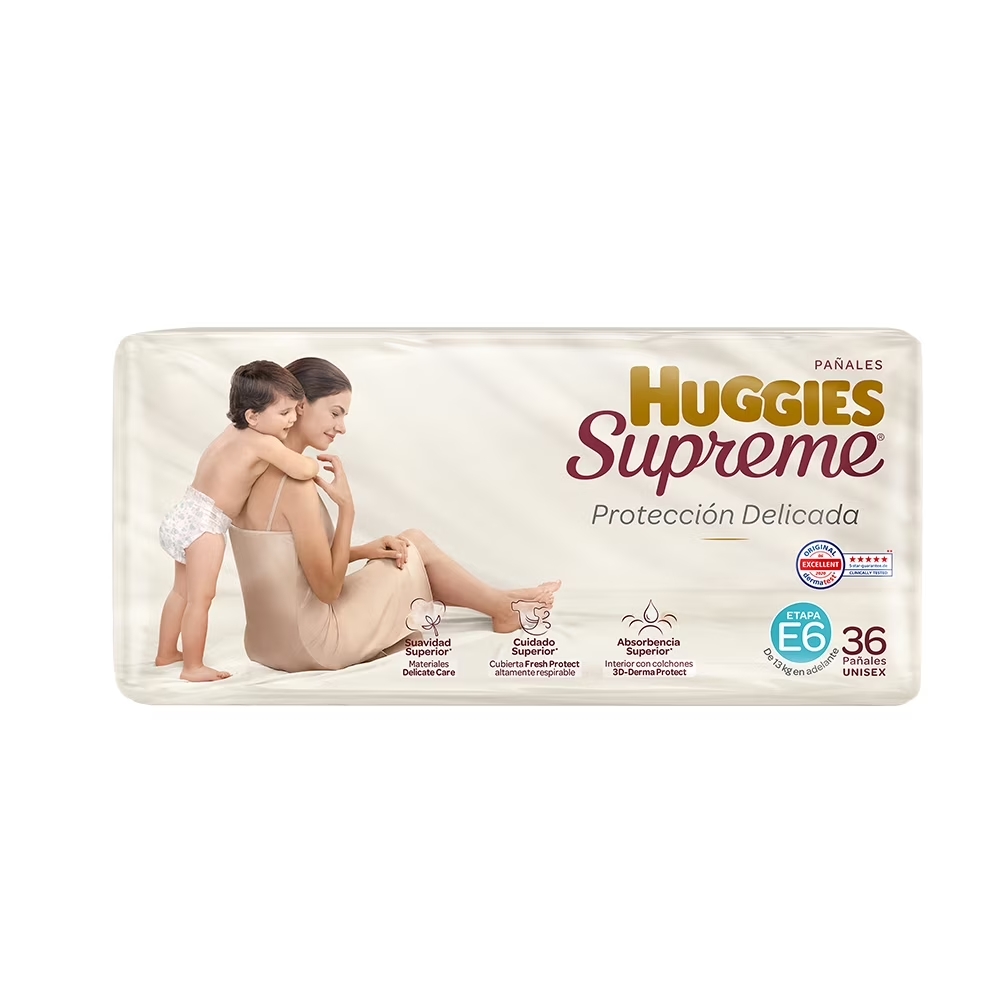 Huggies Supreme Pañales Unisex Etapa 6