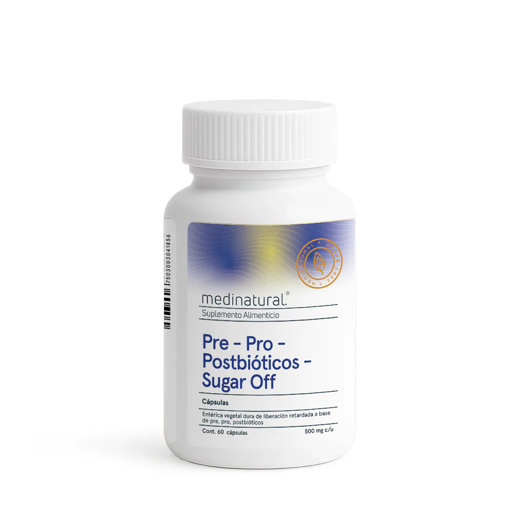 Pre-pro-postbioticos - Sugar Off 60 Cap. 500 Mg