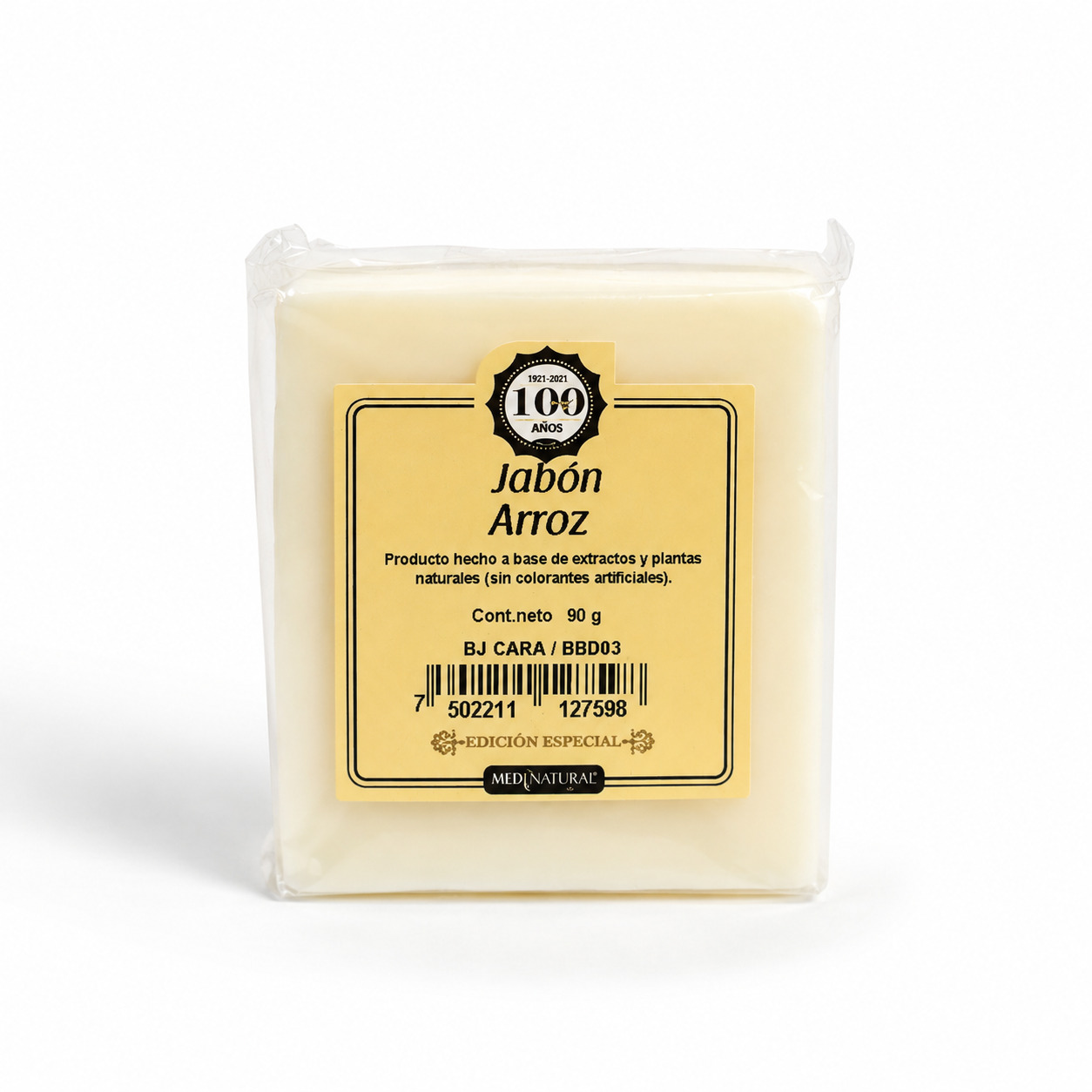 Medinatural Jabón De Arroz 1 Pza