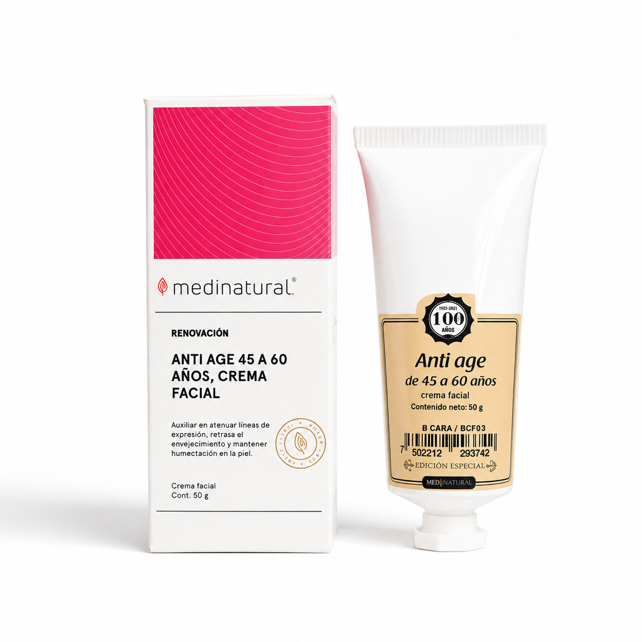 Medinatural Crema Antiage De 45 - 60 Años 50 G