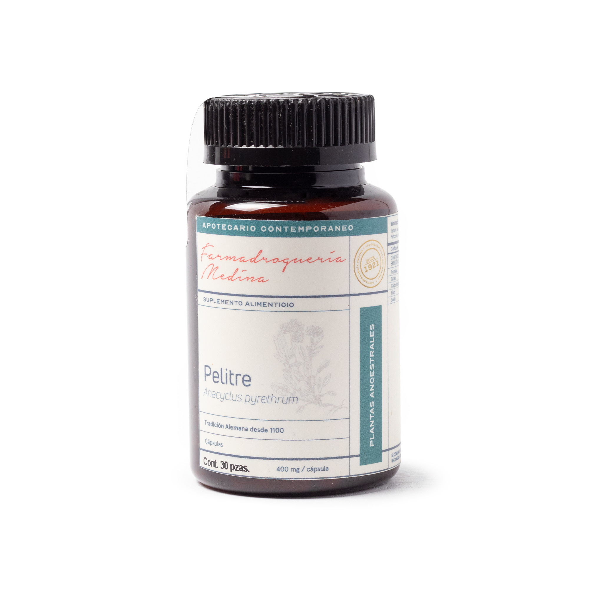 Medinatural Medinatural Pelitre 400mg 90 Pzas