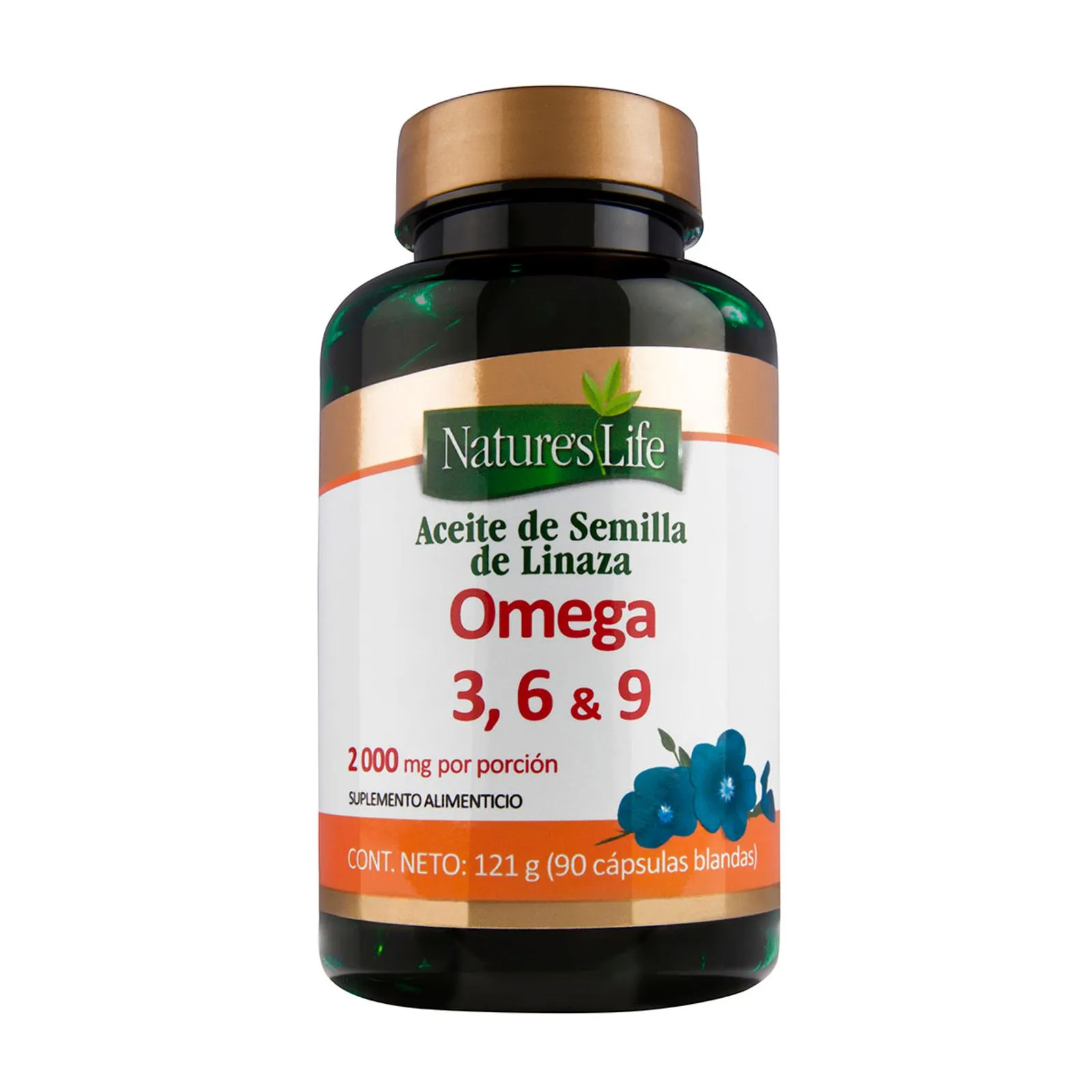 Natures Life Aceite Semilla Linaza Omega 3 6 9