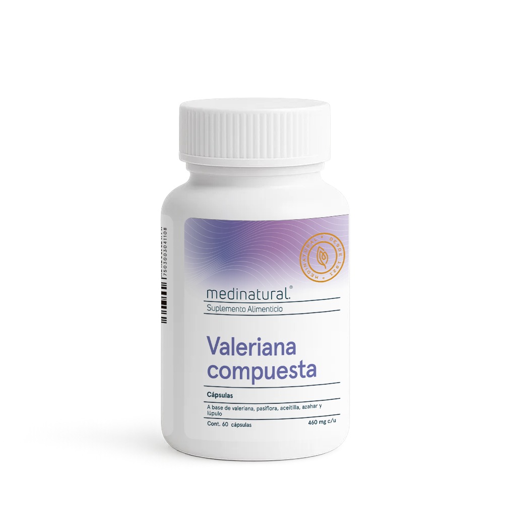Medinatural Valeriana Compuesta 60 Cápsulas 460mg