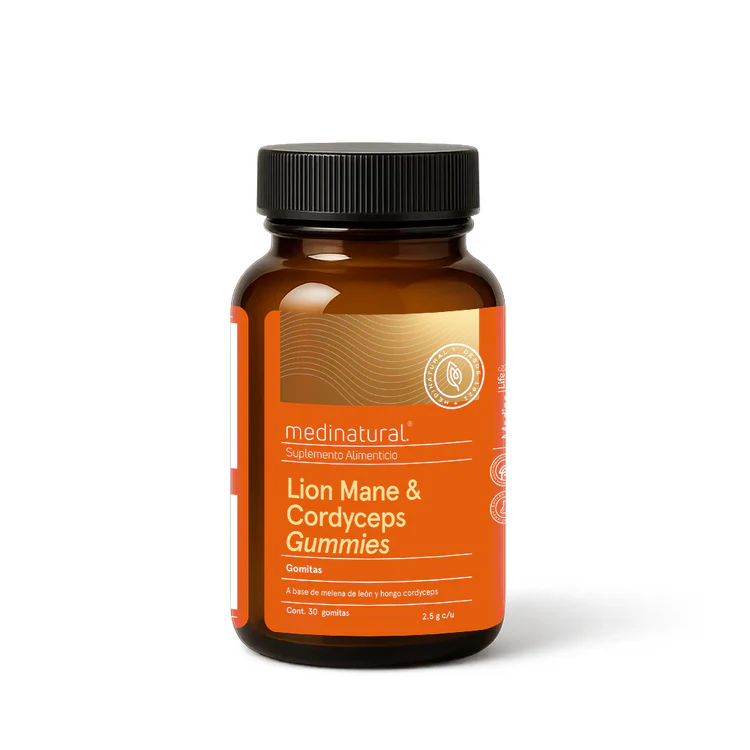 Melena Leon Y Cordycep Gomitas 30 Pzs 2.5g Cu M Funcional
