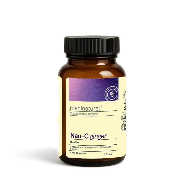 Gummies Nau-c Ginger 30 Pzs 2.5g Cu