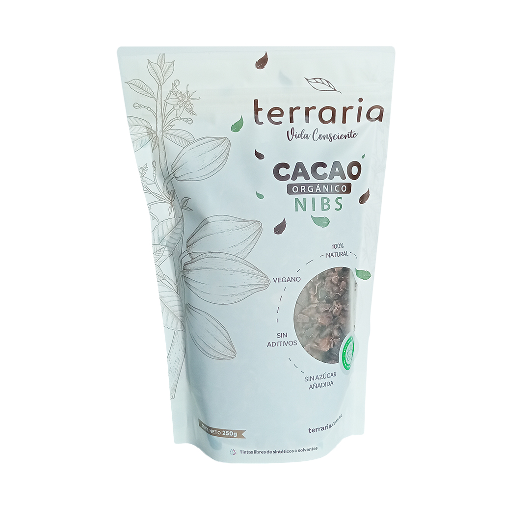Terraria Cacao Orgánico Nibs 250g
