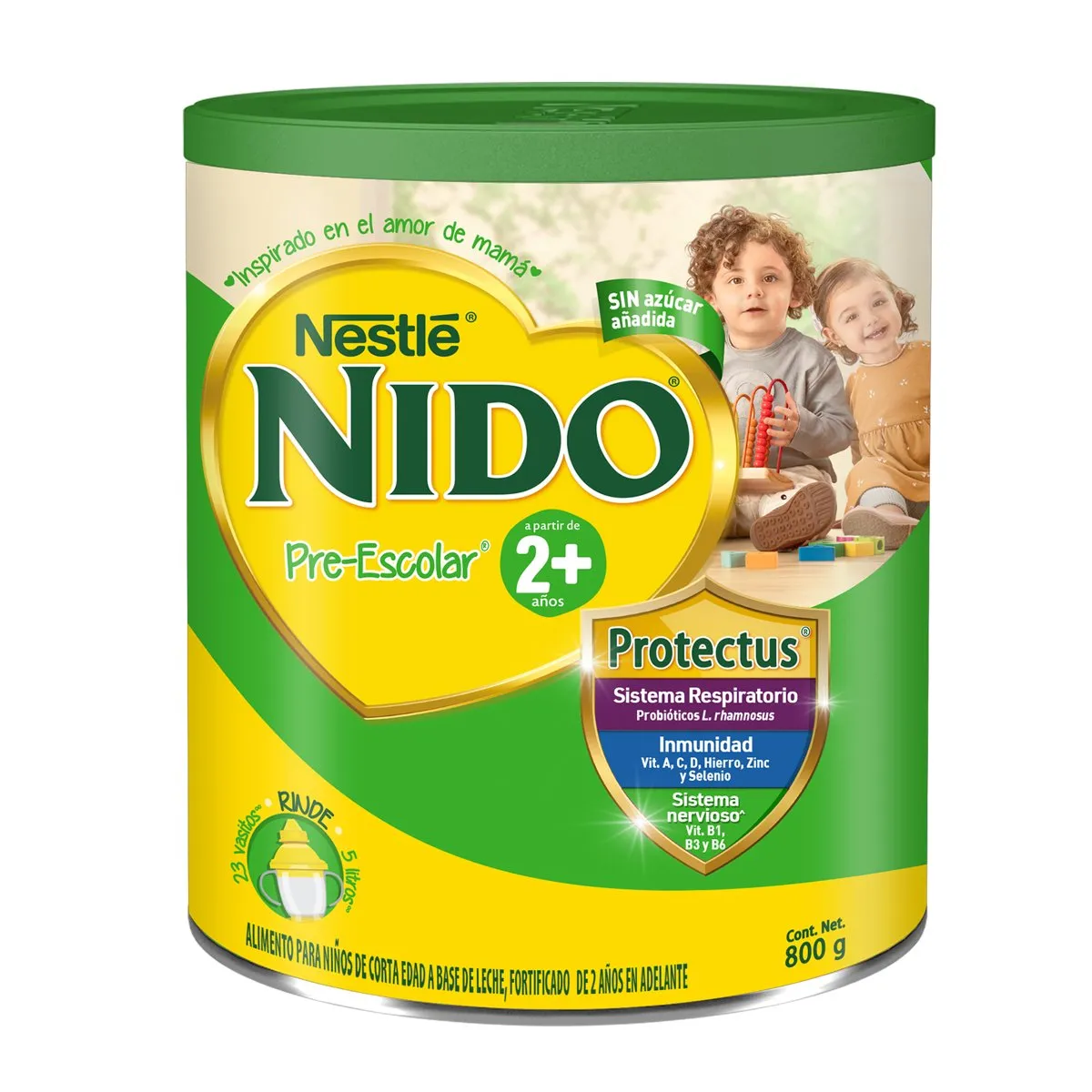 Nido Pre-escolar Leche En Polvo Para Niños De 2+ Años