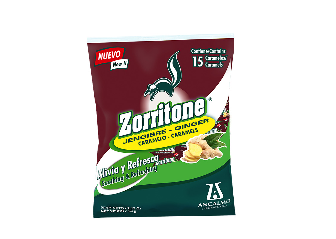 Zorritone Caramelo Jengibre15p