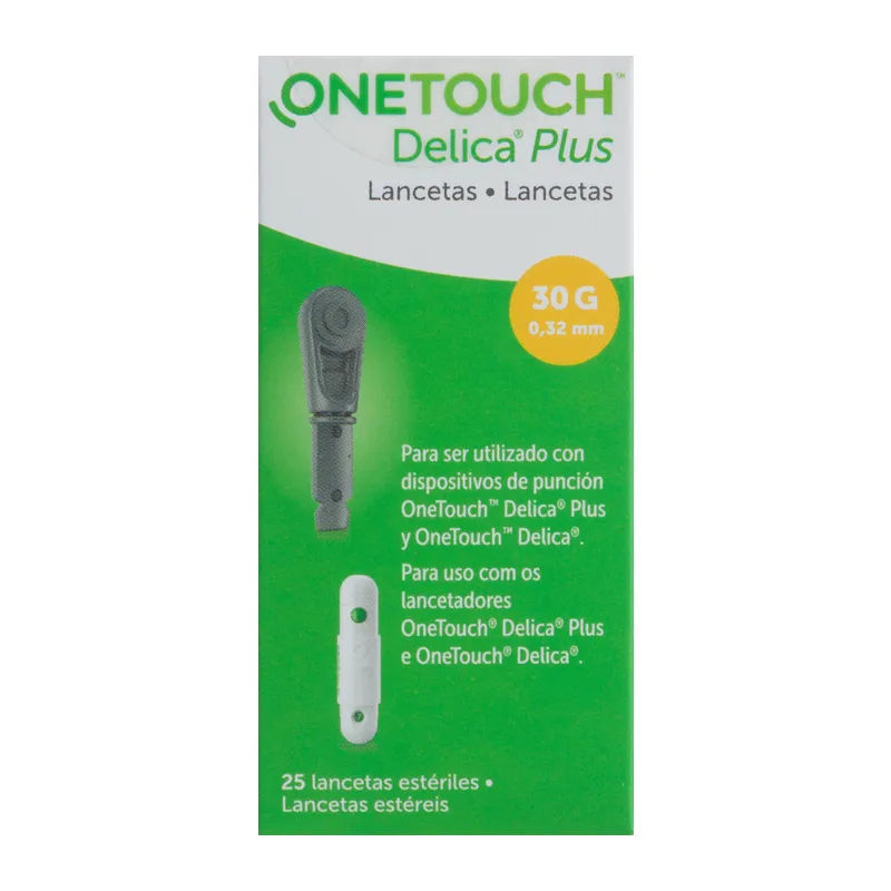 One Touch Delica Plus Lancetas Estériles