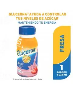 Glucerna Suplemento Alimenticio Líquido Para El Tratamiento De Diabetes, Sabor Fresa