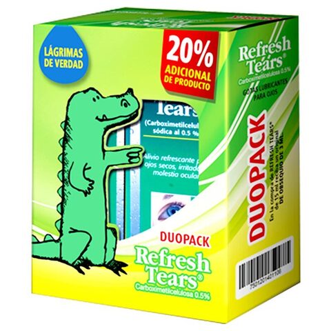 Refresh Tears Duopack Gotas Lubricantes Para Ojos 15ml + Obsequio De 3ml