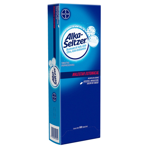 Alka Seltzer Alivio Del Malestar Estomacal Y Dolor De Cabeza