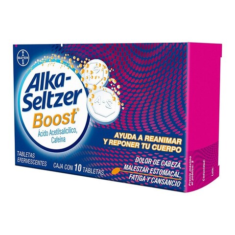 Alka Seltzer Boost Dolor De Cabeza, Fatiga, Cansancio Y Malestar Estomacal