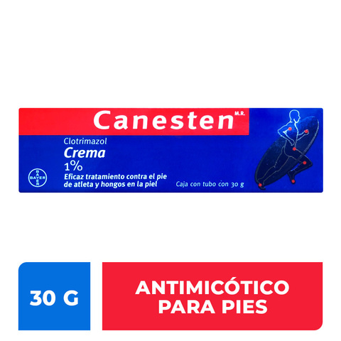 Canesten Hongos En La Piel Y El Pie De Atleta Crema Tópica: Tratamiento Contra Los