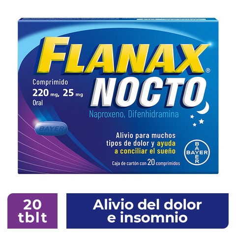 Flanax Nocto Alivia El Dolor Y El Insomnio Ocasional
