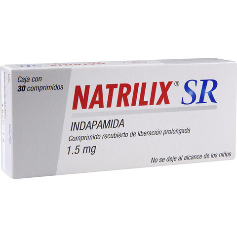 Natrilix Sr 30 Comprimidos Caja