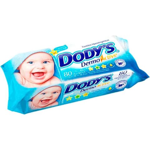 Dody S Dermo Active Toallitas Húmedas Para Niños Hipoalegénicas