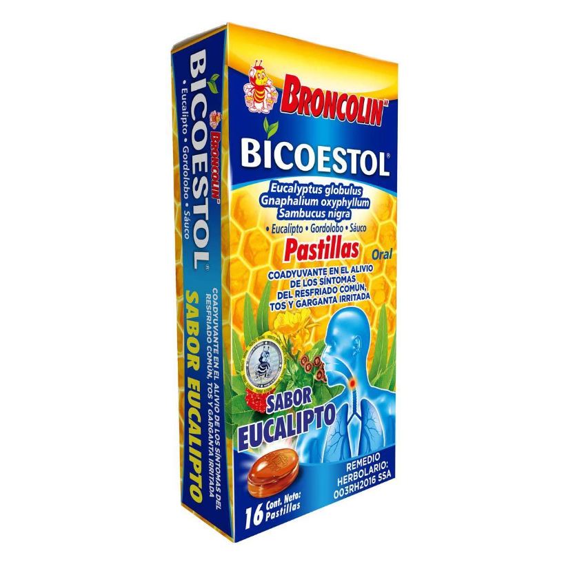 Broncolin Bicoestol Eucalipto Remedio Herbolario