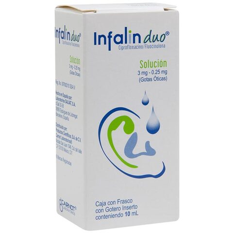 Infalin Duo Gotas Óticas 10 Ml Solución Gotero