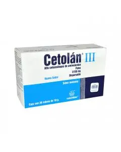 Cetolan Lll Sabor Manzana 3150mg En Polvo 30 Polvo Sobre