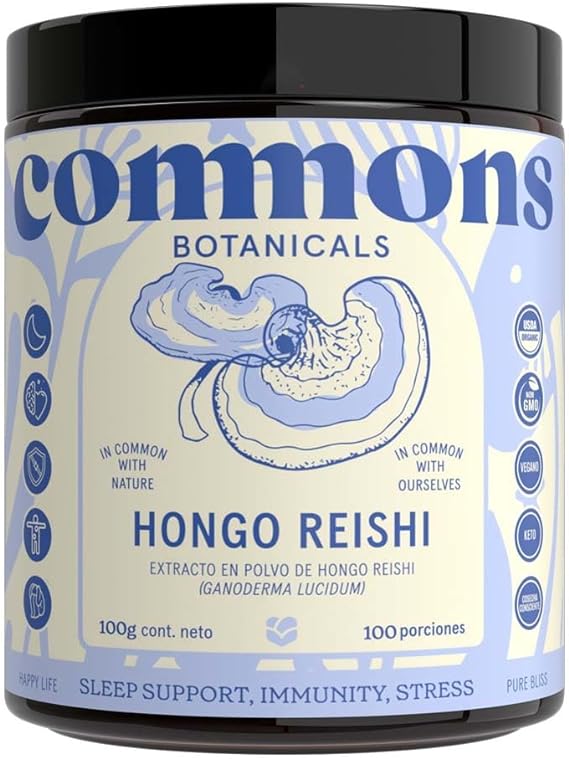 Commons Hongo Reishi Extracto En Polvo 50 G Carry On