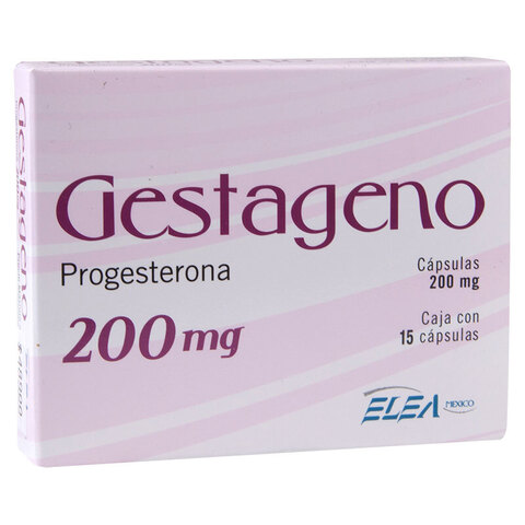 Gestageno 15 Cápsulas Caja