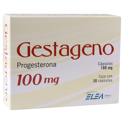 Gestageno 30 Cápsulas Caja