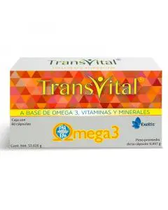Transvital Suplemento Alimenticio A Base De Omega 3, Vitaminas Y Minerales
