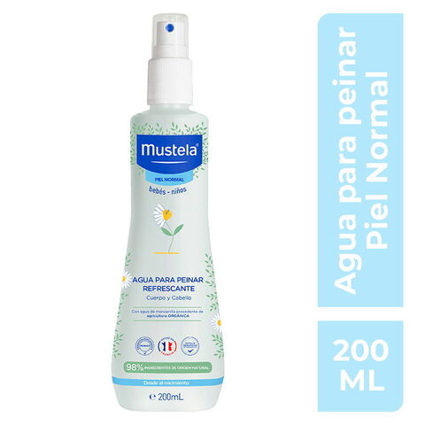 Mustela Agua Para Peinar Refrescante Para Bebés Y Niños Con Piel Normal