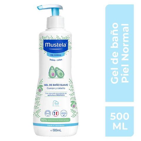 Mustela Gel De Baño Suave Para Bebés Y Niños Con Piel Normal
