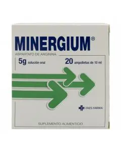 Minergium 20 Solución Ampolleta