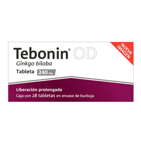 Tebonin Od 28 Tabletas Caja