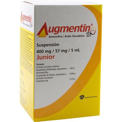 Augmentin 12h Junior 60 Ml Suspensión Frasco Dosificador