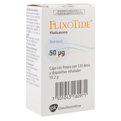 Flixotide Aerosol 50mcg 120 Aerosol Inhalador