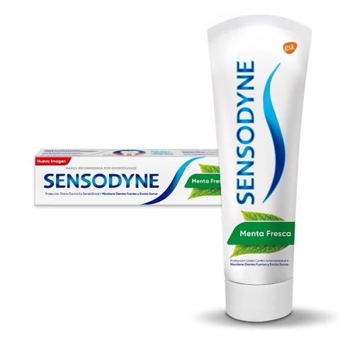 Sensodyne Menta Fresca Pasta Dental De Uso Diario Para Dientes Sensibles