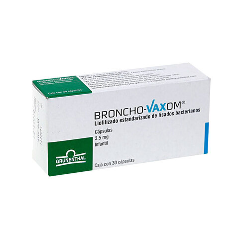 Broncho Vaxom Infantil 30 Cápsulas Caja