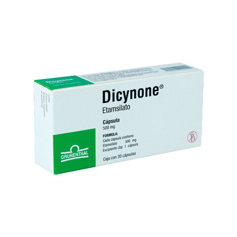 Dicynone 20 Cápsulas Caja