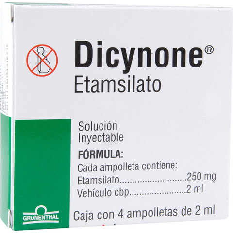Dicynone Inyección 4 Solución Ampolleta