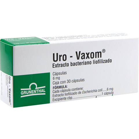 Uro-vaxom 30 Cápsulas Caja