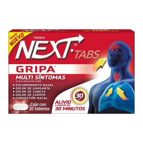 Next Tabs Multi Síntomas Gripa