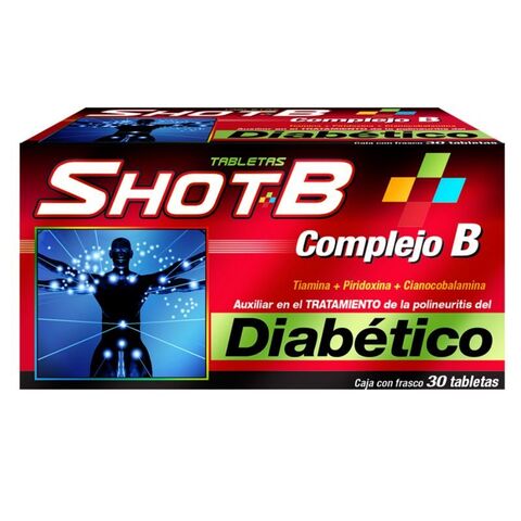 Shot B Diabético Complejo B Auxiliar En El Tratamiento De La Polineuritis