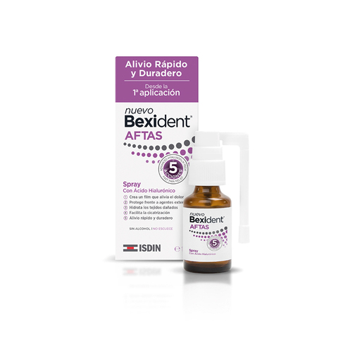 Bexident Aftas Spray Con Ácido Hialurónico 5 Acciones