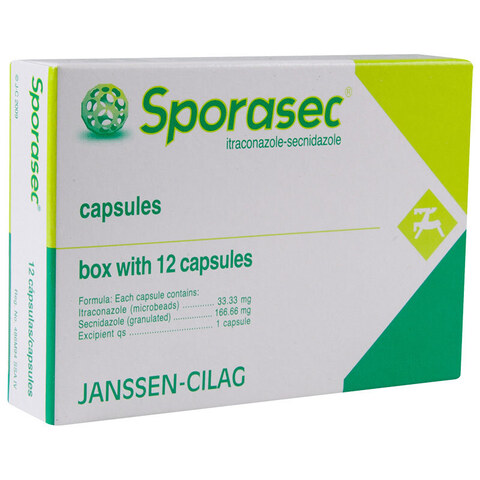 Sporasec 12 Cápsulas Caja
